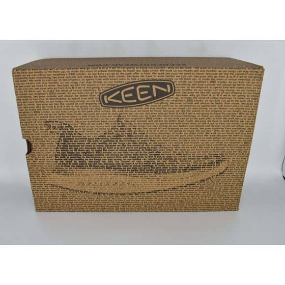 Keen Womens Size 8.5 WK400 Leather Safari Birch Walking Shoes Sneakers - Picture 10 of 11